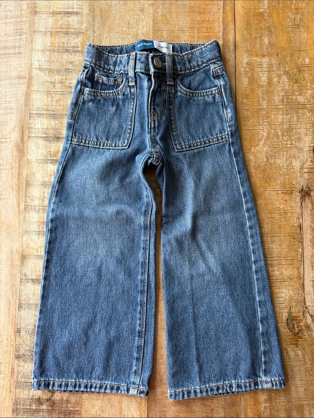 Old Navy Girls Wide Leg Jeans 4t